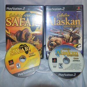 playstation 2 games Cabalas Safari and Alaskan Adventures